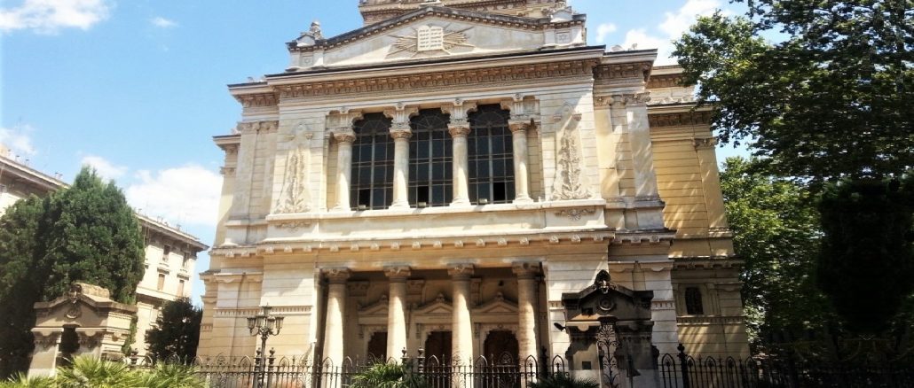 Sinagoga no gueto hebraico em Roma